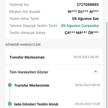 Trendyol Mağduru 12 Bin Tl İlk Ürün İade Sürecinde Kayıp