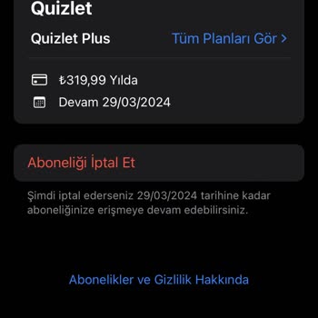 Quizlet Üyelik Satın Alınanları Geri Yükleyemiyorum Hesabımı Kaybettim