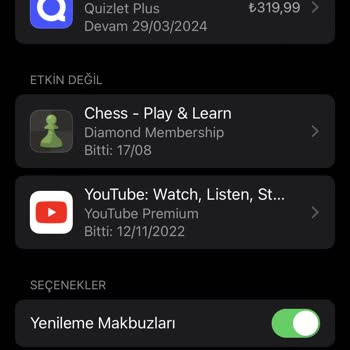 Quizlet Üyelik Satın Alınanları Geri Yükleyemiyorum Hesabımı Kaybettim