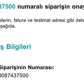 Watsons Online Siparişin İptali