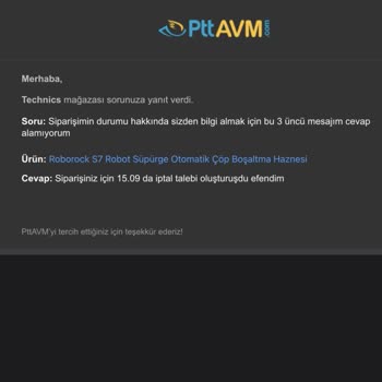 Epttavm Ve Technics İsimli Firmadan Şikayetçiyim