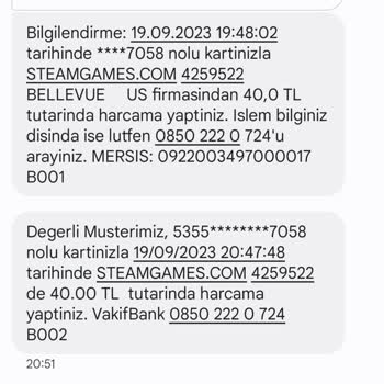 Steam Hesabımdan Para Çekildi