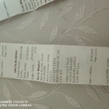 İzmir Gaziemir Arçelik Servisi Sorumsuzluğu Ve Çirkinliği