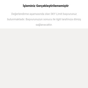 VakıfBank Sky Limit Başvurusu