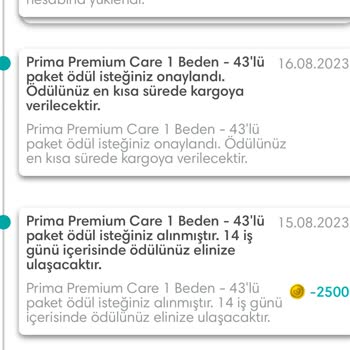 Prima Kulüp Hediyemi Göndermedi