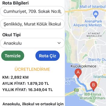 İBB - İstanbul Büyükşehir Belediyesi Yüksek Servis Ücreti