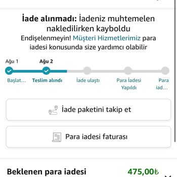 Amazon İademi Kabul Etmedi Okey Ama 1 Ayı Geçti Ürünümü Göndermiyor