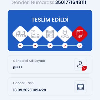Aras Kargo Teslim Edilmeden Edildi Gözüken Kargo