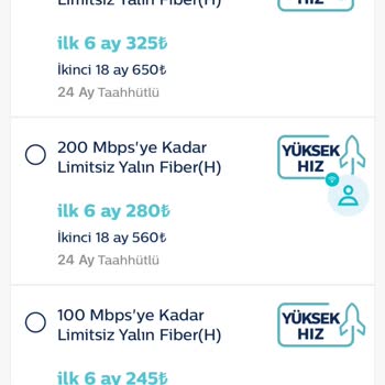 Türk Telekom Evde Fiber İnternet Taahhüdü