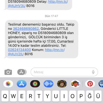 MNG Kargo Teslim Edilmeyen Kargo