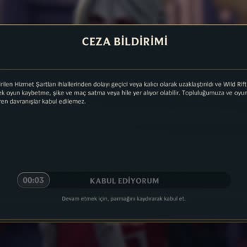 Riot Games Sebepsiz Ban Yedim, Ban Sebebim Söylenmiyor