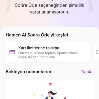 Hepsiburada Şimdi Al Sonra Öde Limit Hatası
