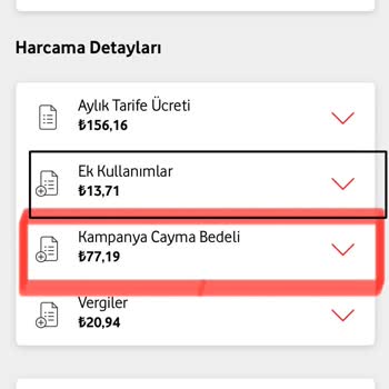 Vodafone Fatura Ek Paket