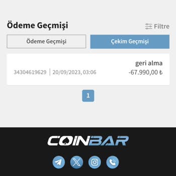 Coinbar Ödeme Yapmıyor Maalesef