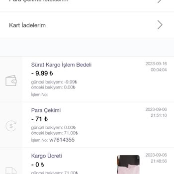 Gardrops Hesabımdaki Paramı Çekemiyorum