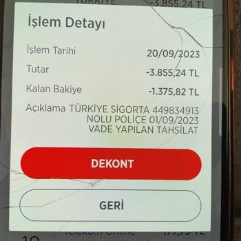Türkiye Sigorta İzinsiz Sigorta Poliçesi Düzenlemesi