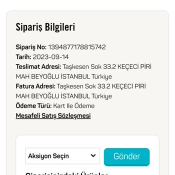 A101 Ürünleri Kargolanmadı Ve Bilgi Verilmedi