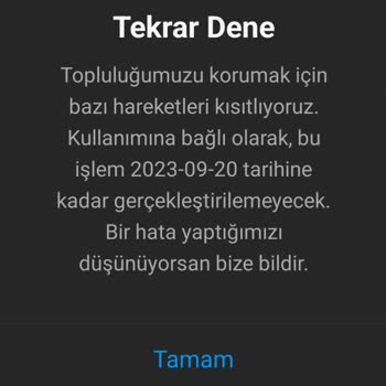 Instagram'da Sürekli Gereksiz Uyarı Alıyorum