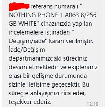 Xiaomi Yetkili Servis (Evofone) Nothing Phone 1 Ekran Problemi