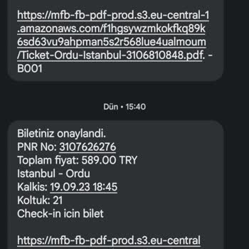 Kamil Koç Otobüs Sefer Sorunu