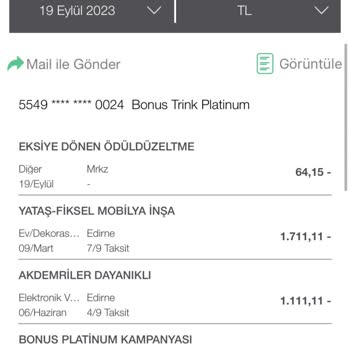 Garanti BBVA Bonus Borcunu Açıkça İki Kez Çekip İade Etmiyor.