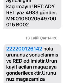 Ayakkabı Dünyası 15 Gün İçinde Yırtılan Ayakkabı İADE-DEĞİŞİM Yapmadı