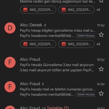 Payfix Hesap Bilgileri Güncelleme