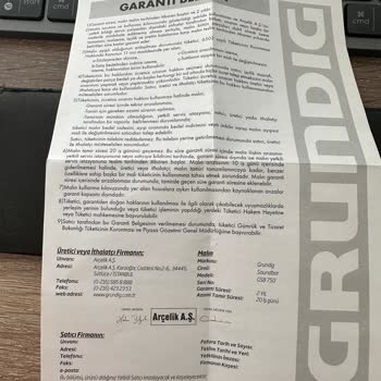 Grundig Kullanım Ömrü Mevzuat İle Uyuşmuyor