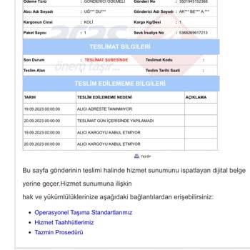 Aras Kargo İnsanları Mağdur Ediyor!