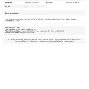 VakıfBank 18 Yaş Altı Yatırım Hesabı