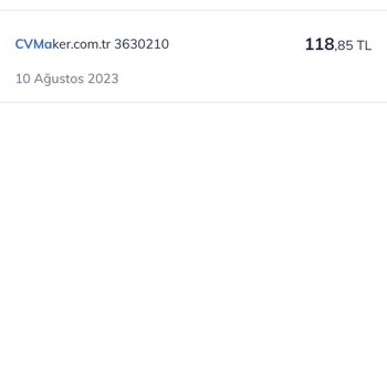 Cvmaker.com.tr Habersiz Para Çekimi