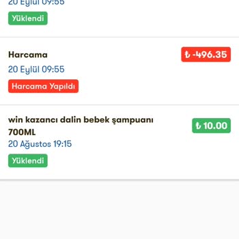 Şok Marketler Win Bakiye Para Yükledim. Siparişim Oluşmadı Paramda Gitti