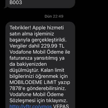 Vodafone Vepaş Gereksiz Sözleşmesiz Para Kesimi