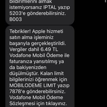 Vodafone Vepaş Gereksiz Sözleşmesiz Para Kesimi