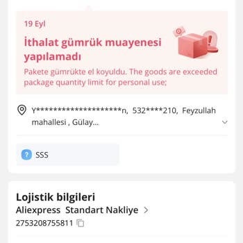 Aliexpress Ve PTT Mağduriyeti