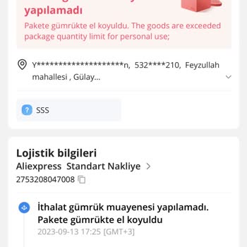Aliexpress Ve PTT Mağduriyeti