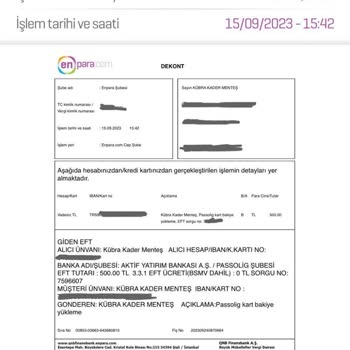 Passolig Paramı İade Etmedi Bizim Hesabımıza Gelmedi Diyor