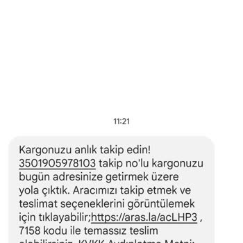 Aras Kargo Firması Sistem Basitliği