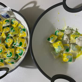 Fairy Tabletlerin Birbirini Yapışıp, Deterjan Kısımlarının Patlaması