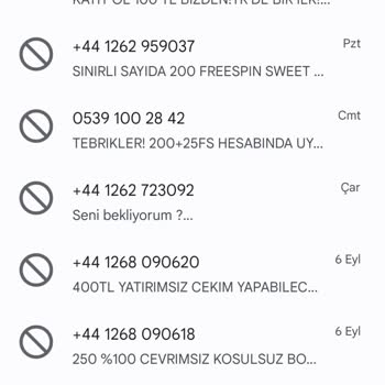 Vodafone Spam Mesajı Almaktan Sıkıldım