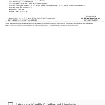 Çağrı Merkezi Başvurusu Nedeniyle P*****a Uygulaması Üyeliği