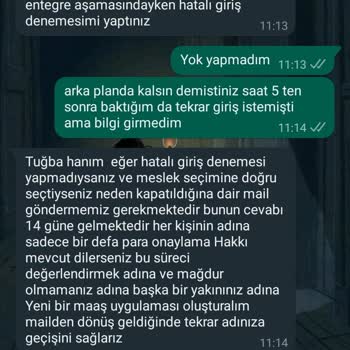 Çağrı Merkezi Başvurusu Nedeniyle P*****a Uygulaması Üyeliği