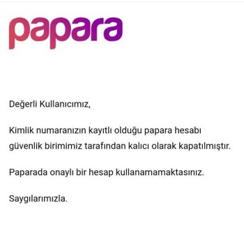 Çağrı Merkezi Başvurusu Nedeniyle P*****a Uygulaması Üyeliği