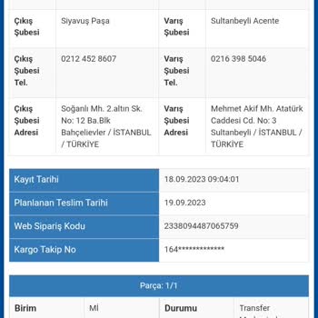 Sürat Kargo Teslimi Geciken Kargom