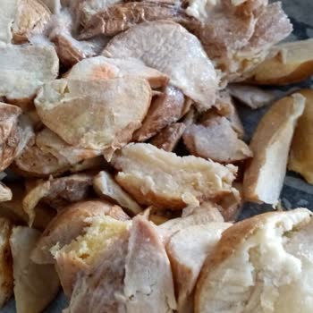 Şok Market Elma Dilim Patates Kömür Dilime Dönmüş