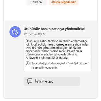 Hepsiburada Farklı Ürün Gönderimi!