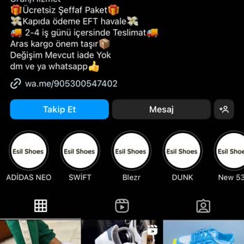 Esilshoes (Instagram)  Küfürlü Konuşmalar Ve Müşteri Memnuniyetinin Hiçe Sayılması