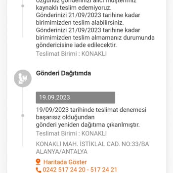 MNG Kargo Adrese Teslim Edilmiyor