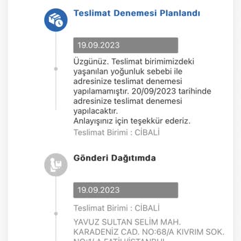 MNG Kargo Cibali Şube İlgisizliği