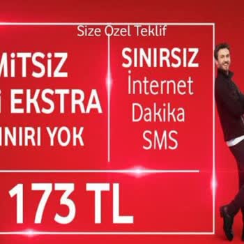 Vodafone Limitsiz Red'li Extra Tarifesine Uygun Fiyatla Geçiş Talebi
